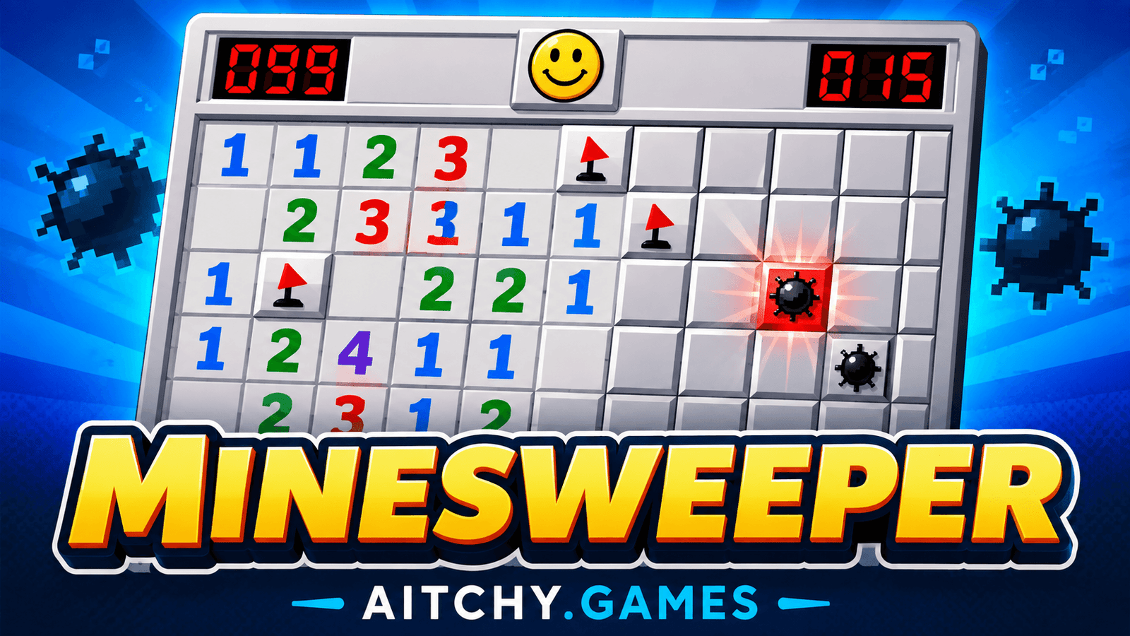 Play minesweeper online at Aitchy.Games