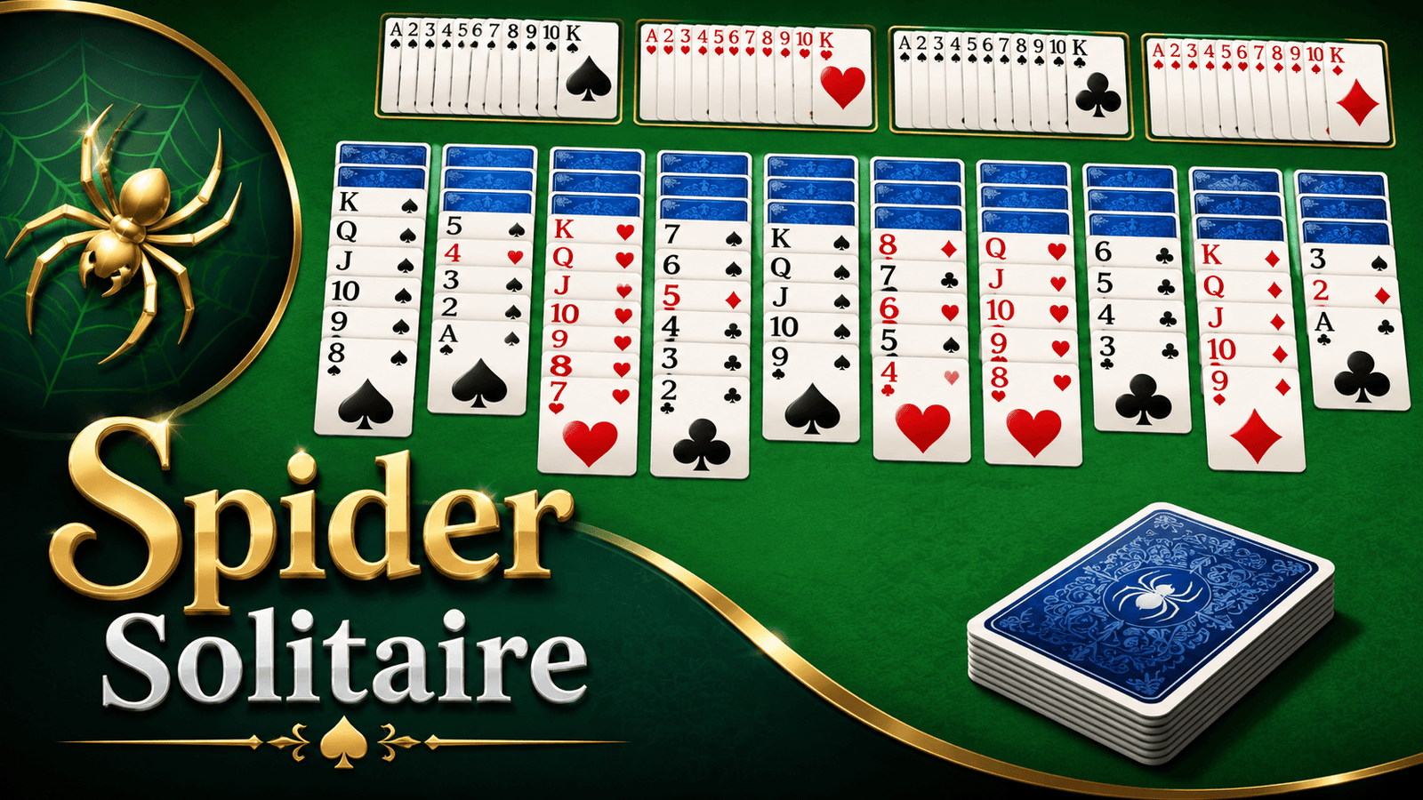 Play Spider Solitaire online at Aitchy.Games
